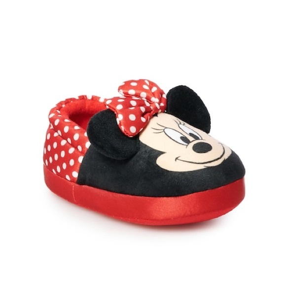 Disney Other - Disney's Minnie Mouse Toddler Girls' Slippers